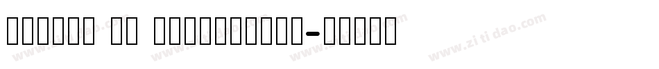 Futura LI CondensedL字体转换